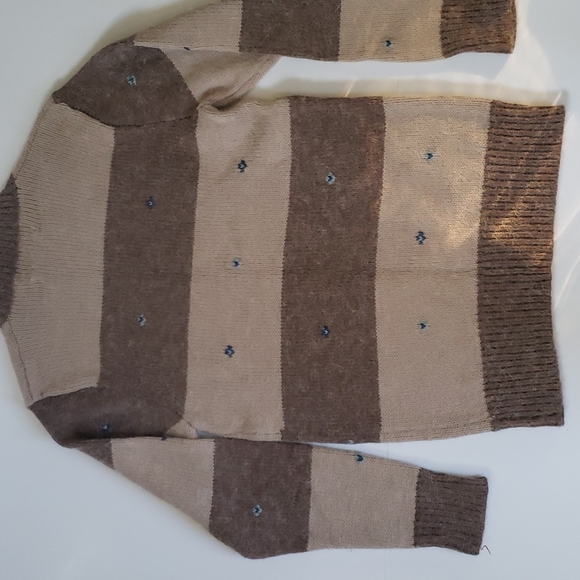 Vintage B. Altman & Co stripes and flowers sweater, S - Picture 8 of 8